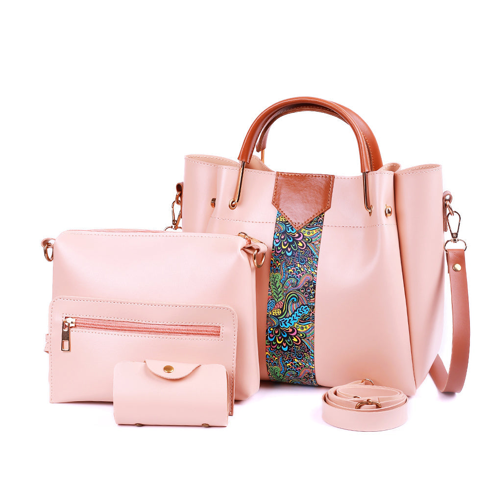 Delicacy 4 Pcs T- Pink Handbag