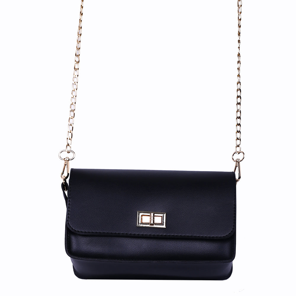 Belle Black Crossbody Bag