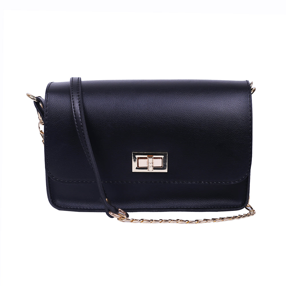 Belle Black Crossbody Bag