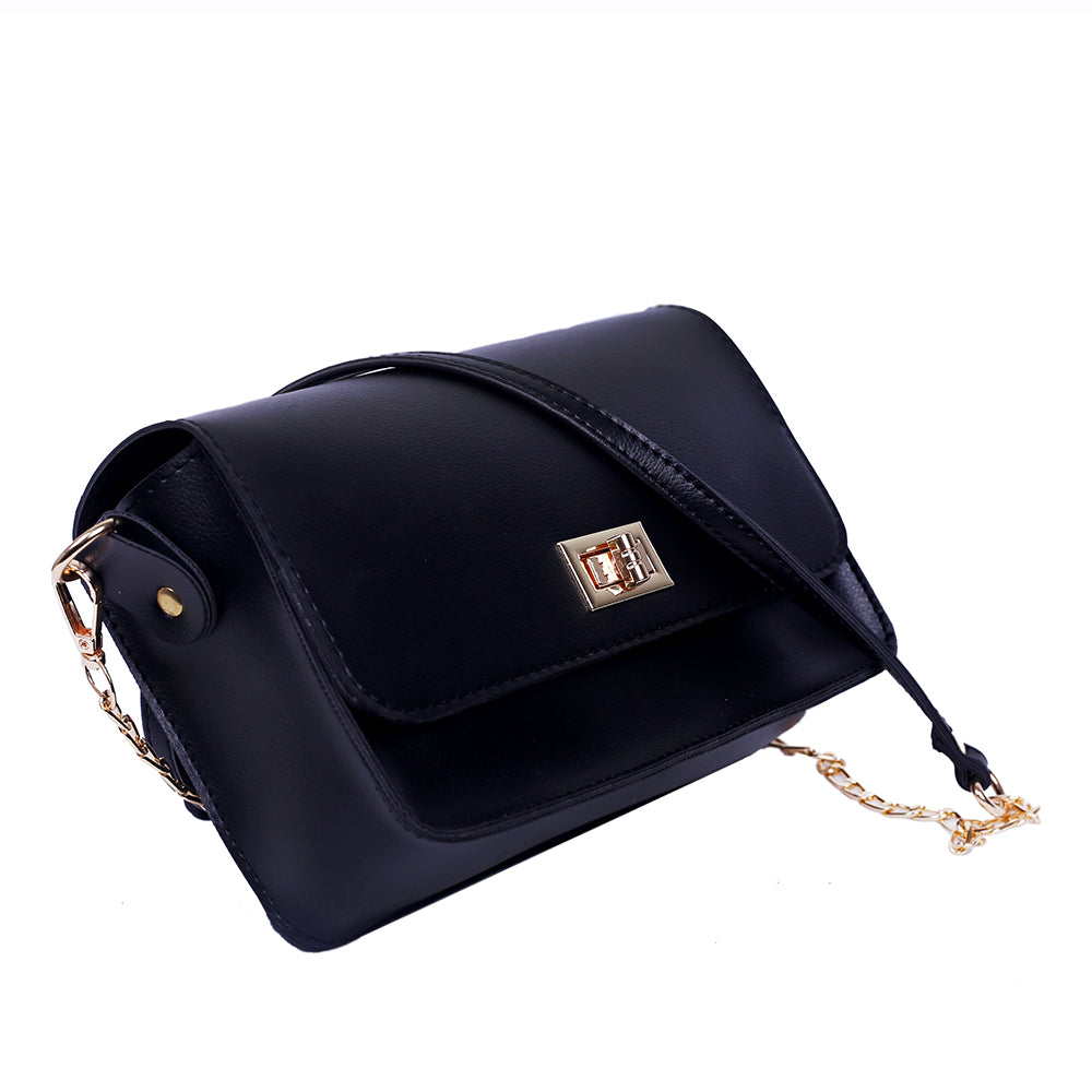 Belle Black Crossbody Bag