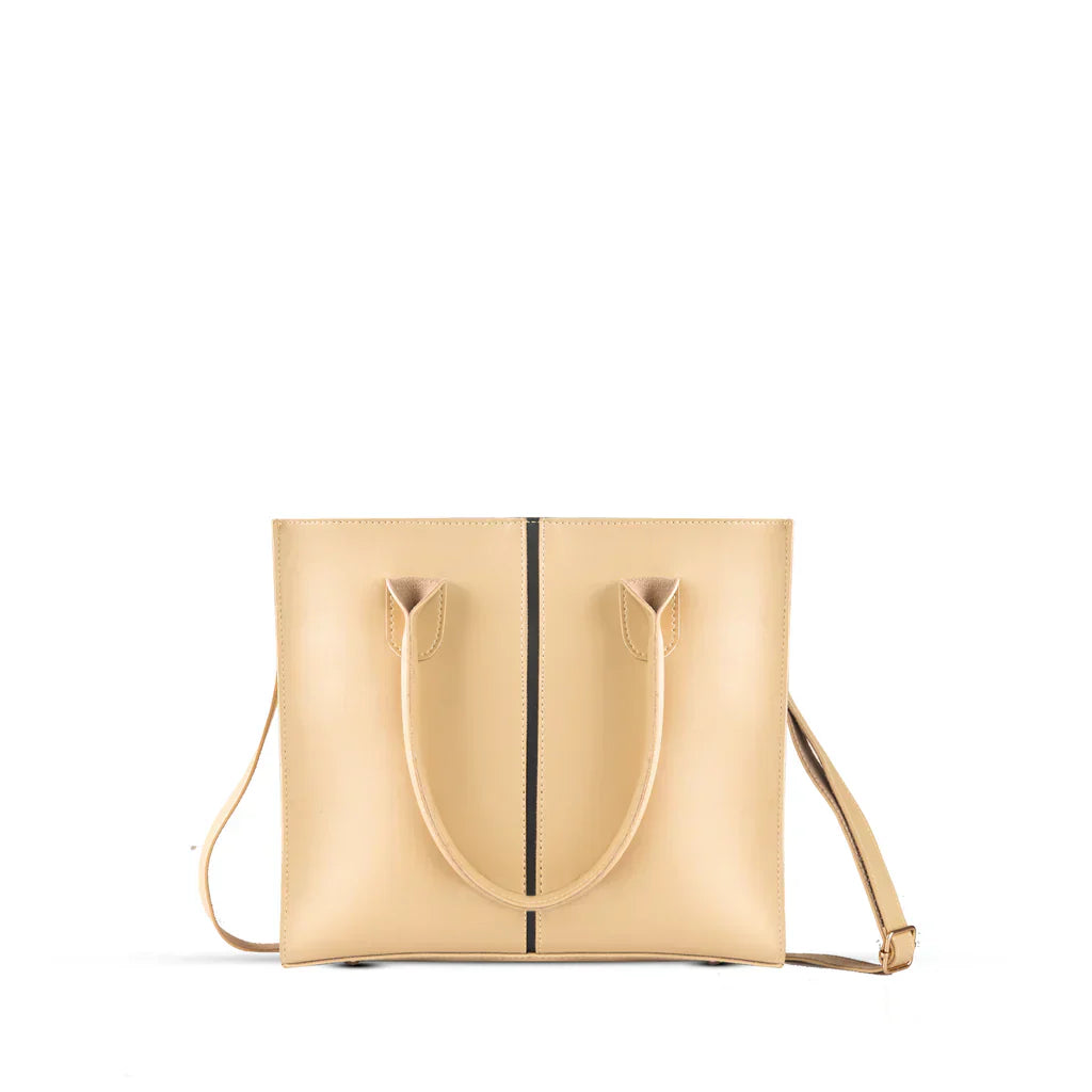 Minimalist Luxe Beige Tote Bag