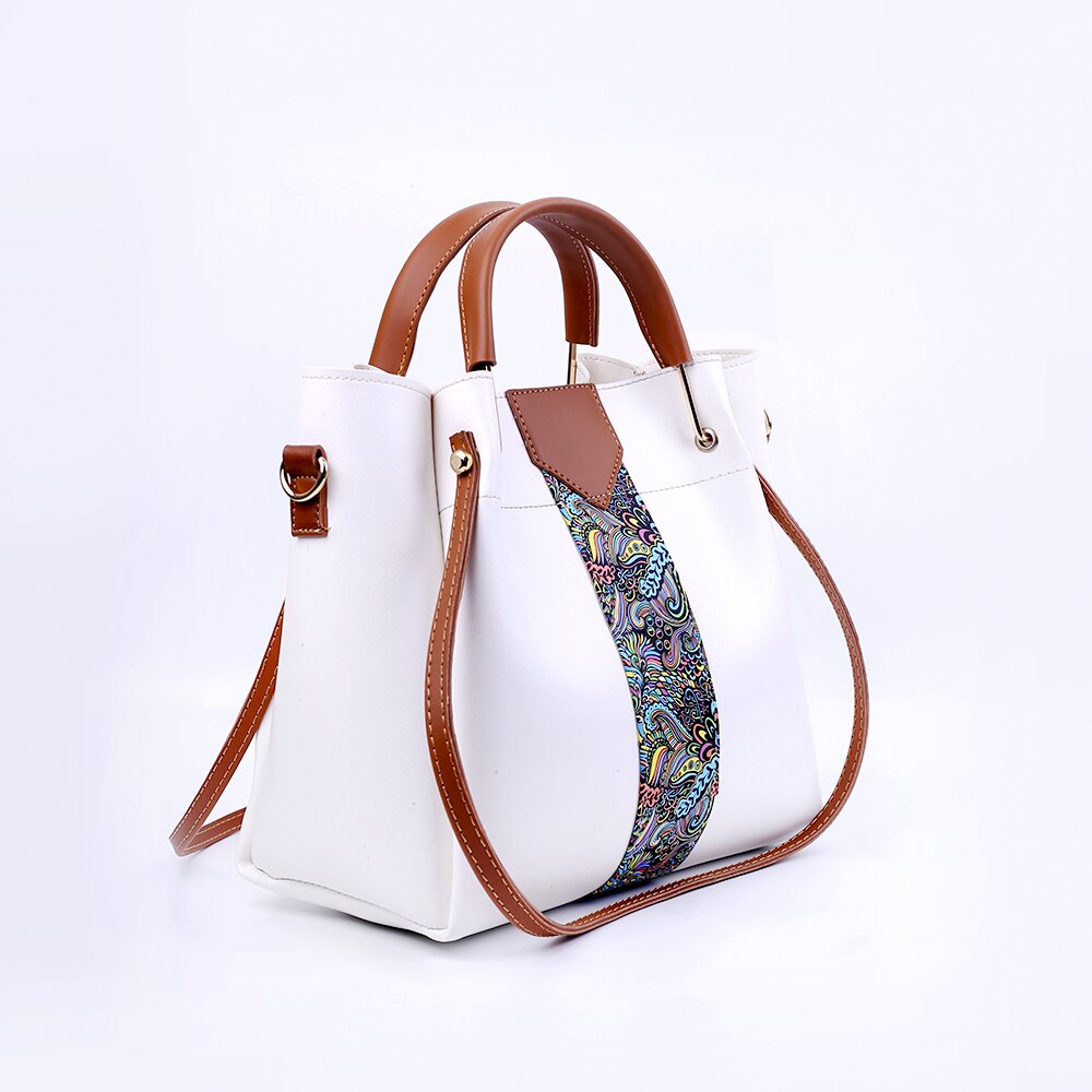 Delicacy 4 Pcs White Handbag