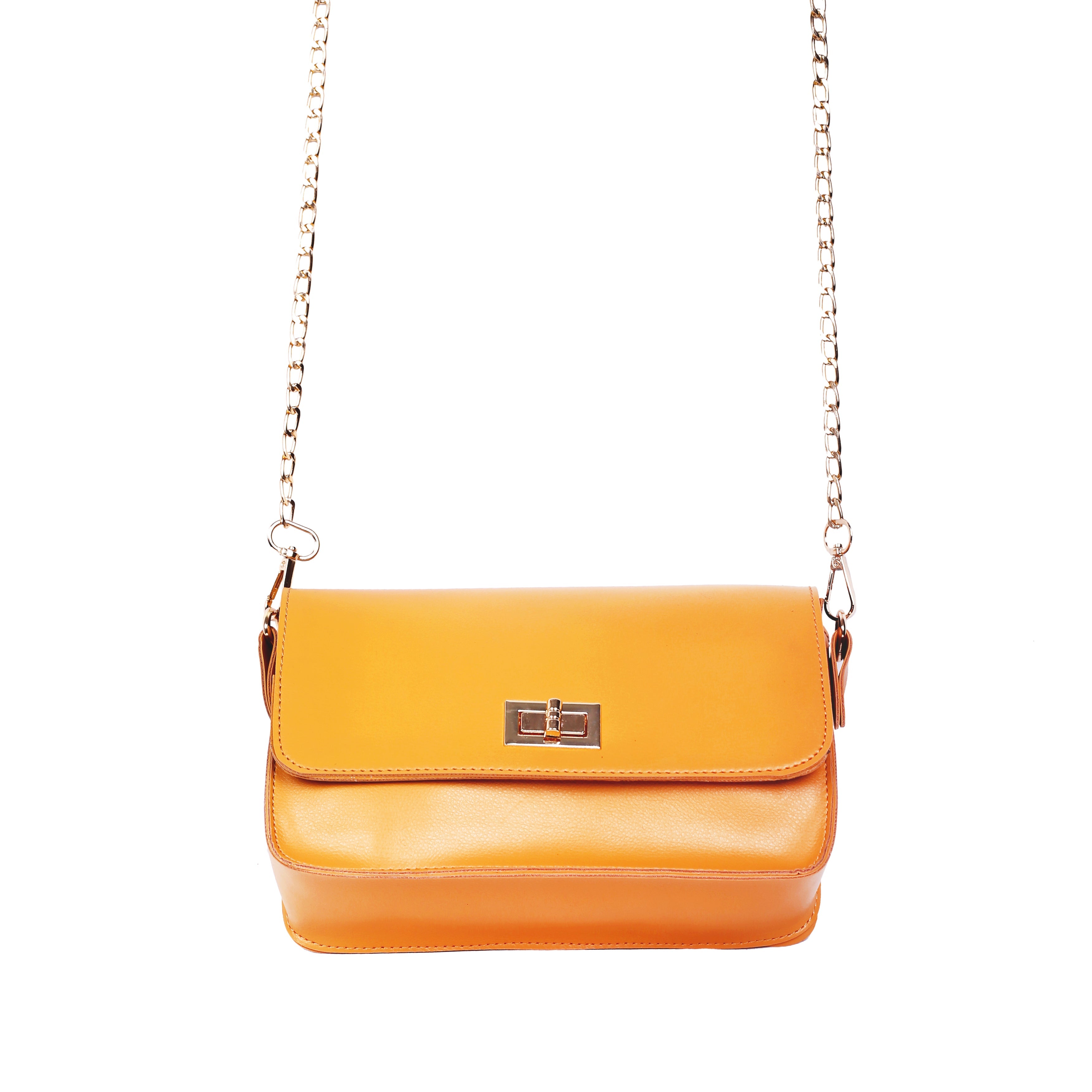Belle Mustard Crossbody Bag