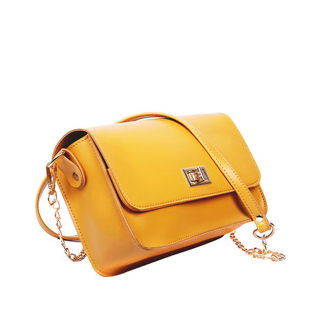 Belle Mustard Crossbody Bag