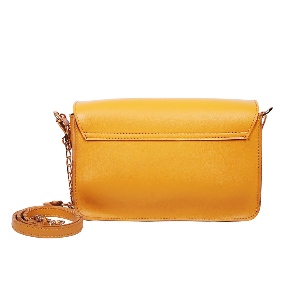 Belle Mustard Crossbody Bag