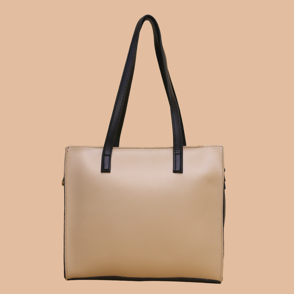 Floral Yellow and Black Shoulder Bag