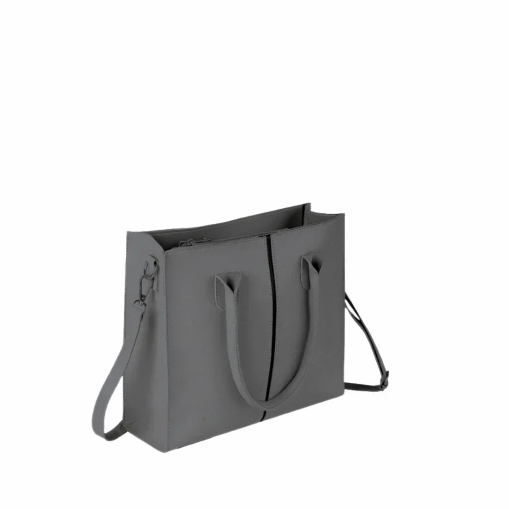 Minimalist Luxe Grey Tote Bag