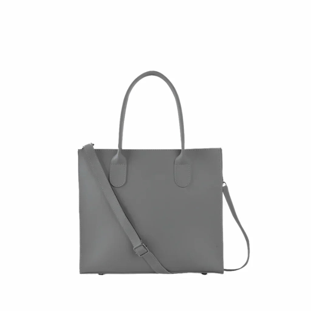 Minimalist Luxe Grey Tote Bag