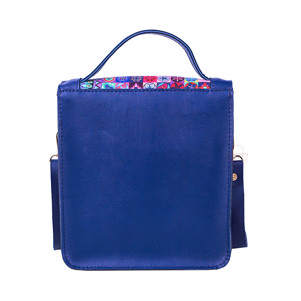 Blue Vibrant Crossbody Bag