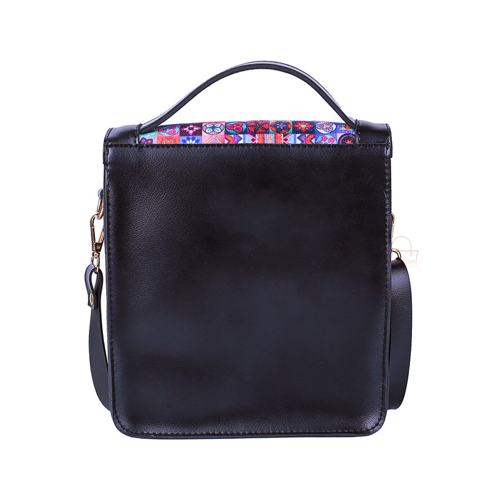 Black Vibrant Crossbody Bag