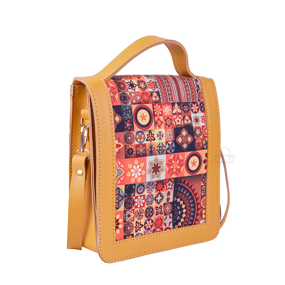 Mustard Vibrant Crossbody Bag