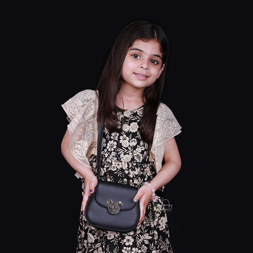 Mini Mickey Black Crossbody Bag