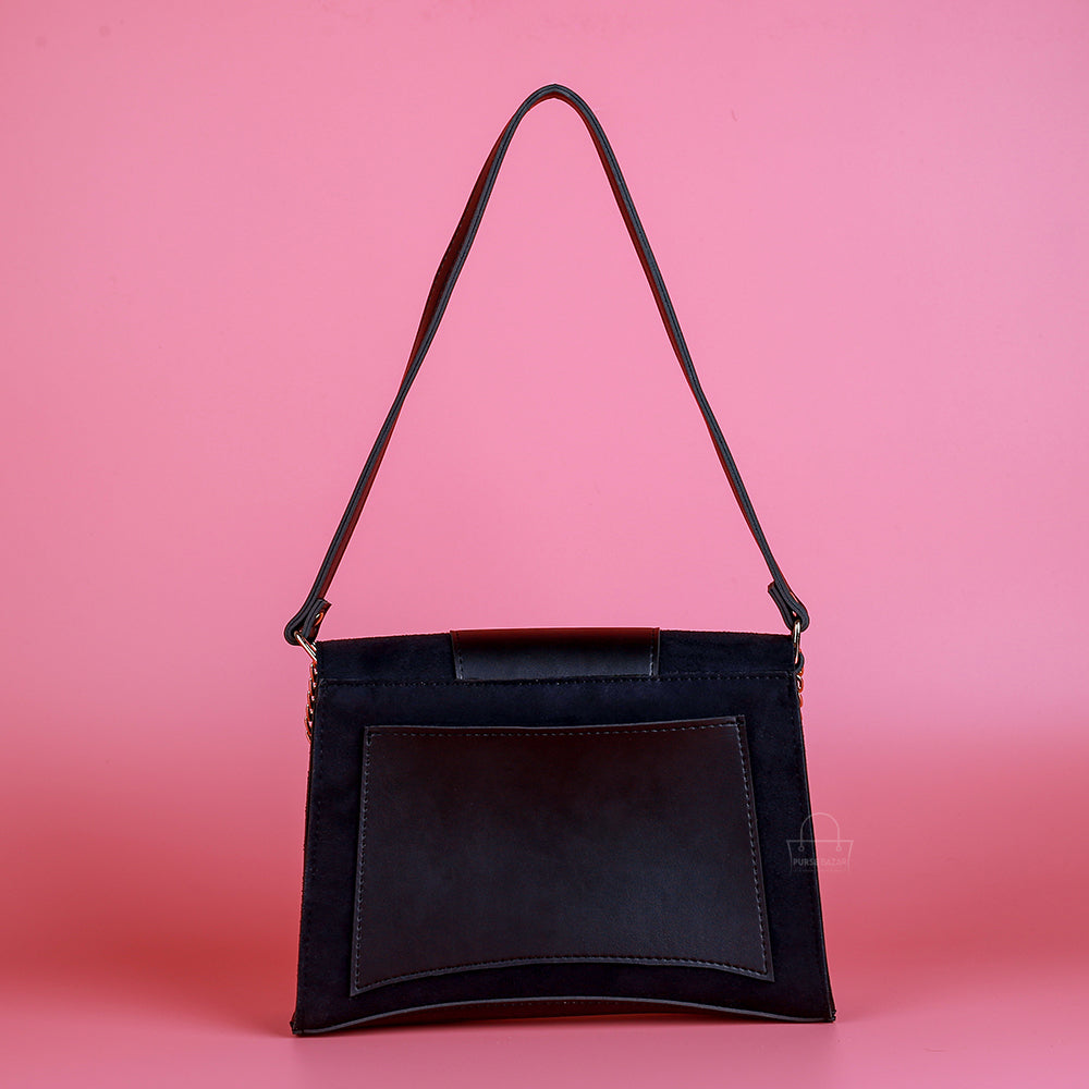 Sleeve Black Crossbody Bag