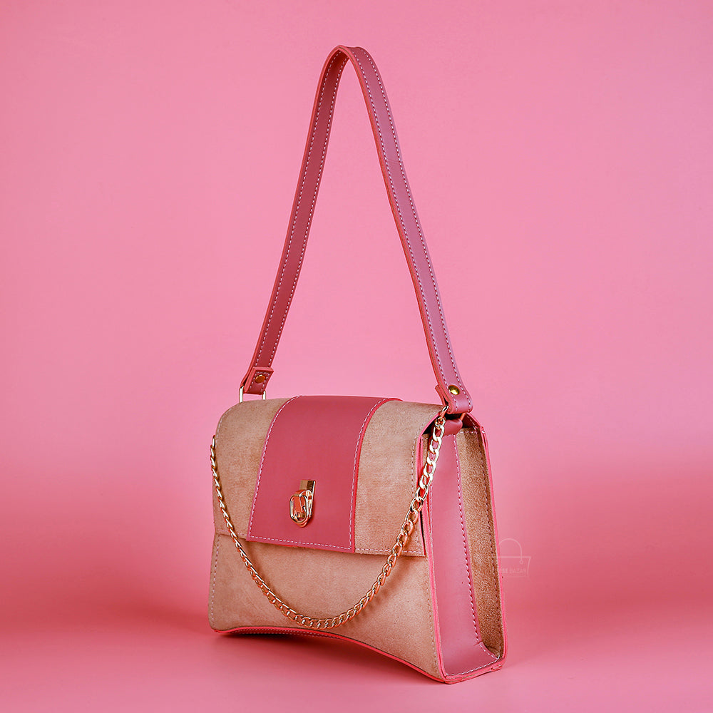 Sleeve Pink Crossbody Bag