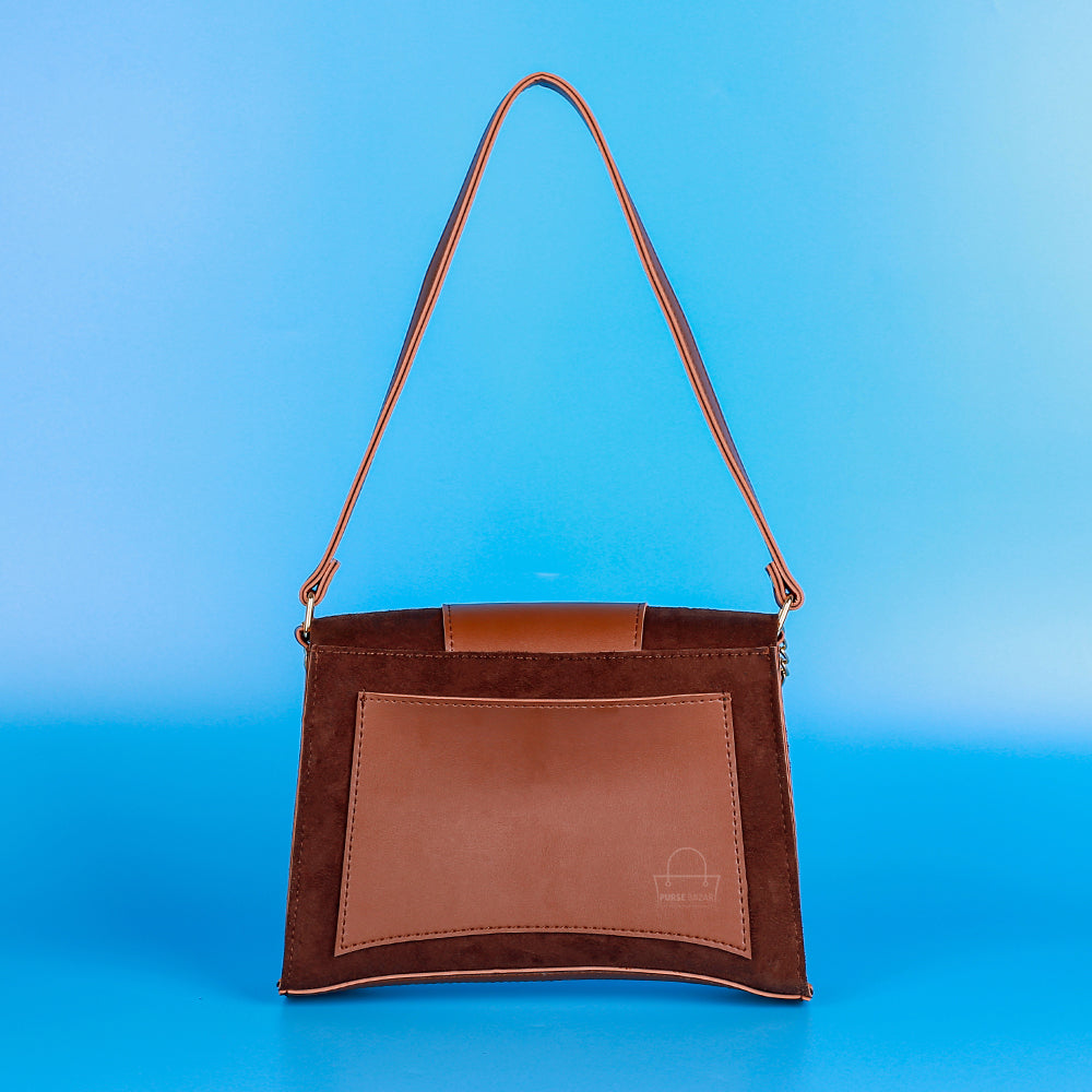 Sleeve Brown Crossbody Bag