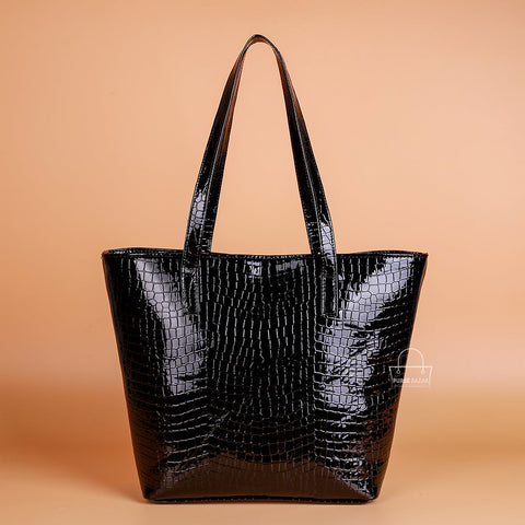 Black Carry All Tote Bag