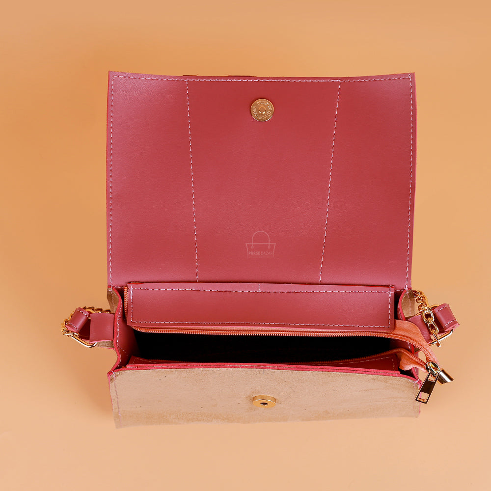 Sleeve Pink Crossbody Bag
