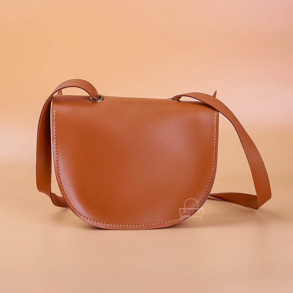 Crazy Horns Brown Kids Crossbody Bag