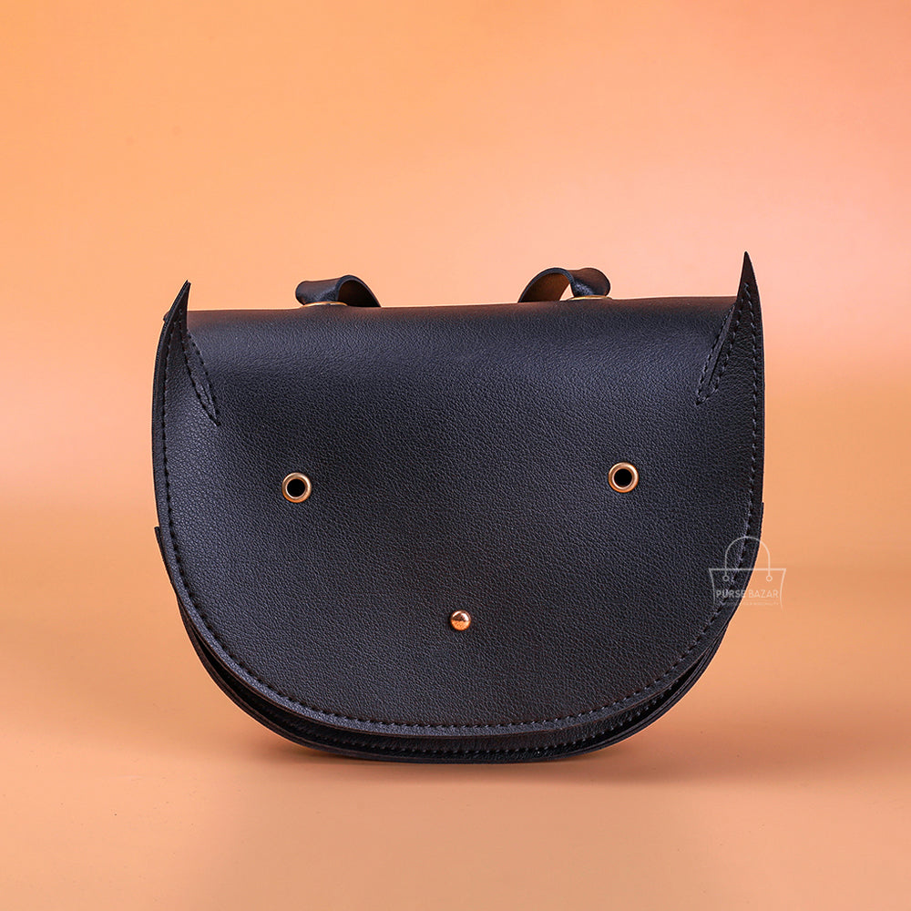 Crazy Horns Black kids Crossbody Bag