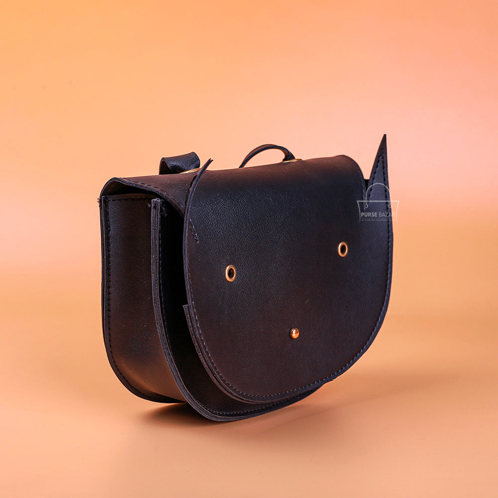 Crazy Horns Black kids Crossbody Bag