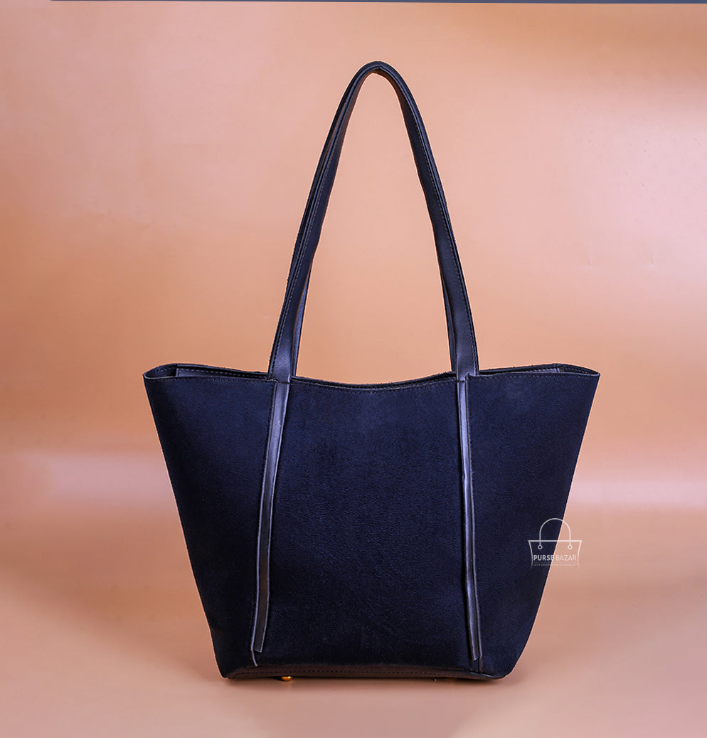 Rosebud Black Tote Bag