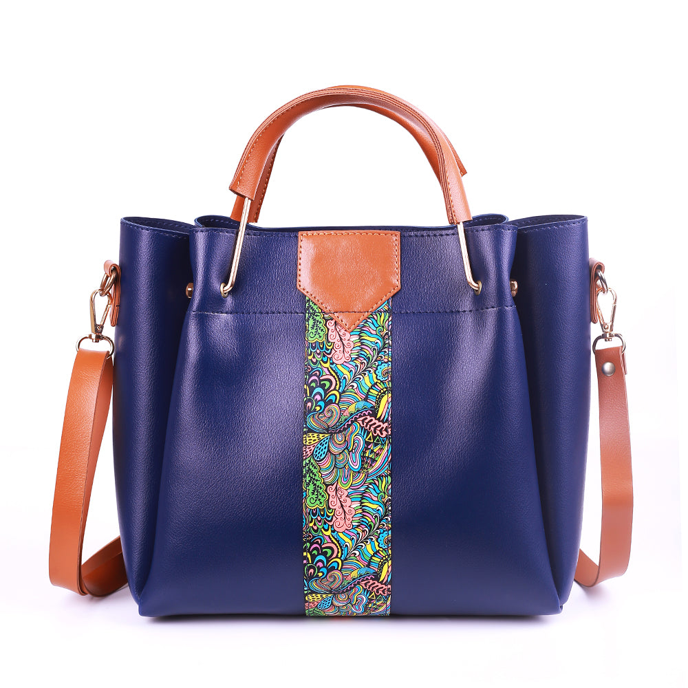 Delicacy 4 Pcs Blue Handbag