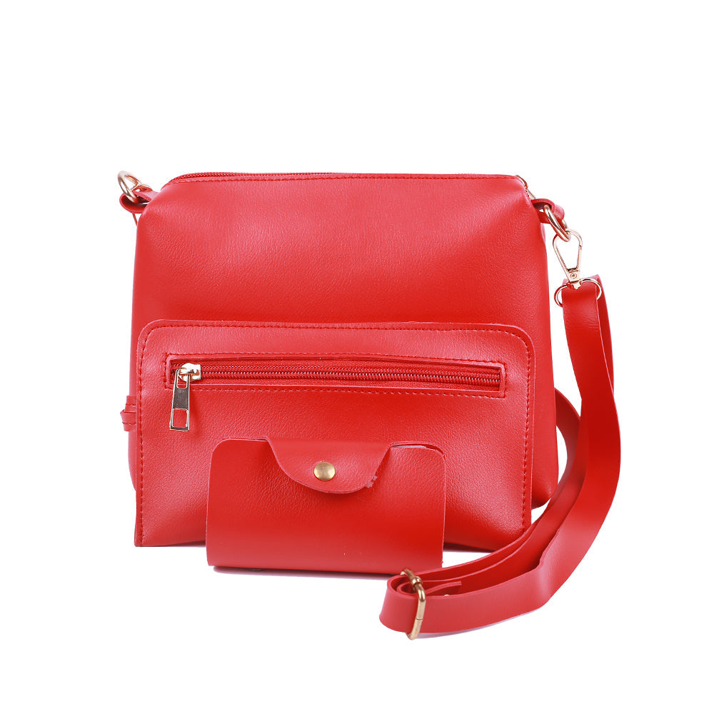 Delicacy 4 Pcs Chili Red Handbag
