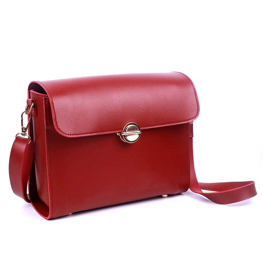 Joy Maroon Crossbody Bag