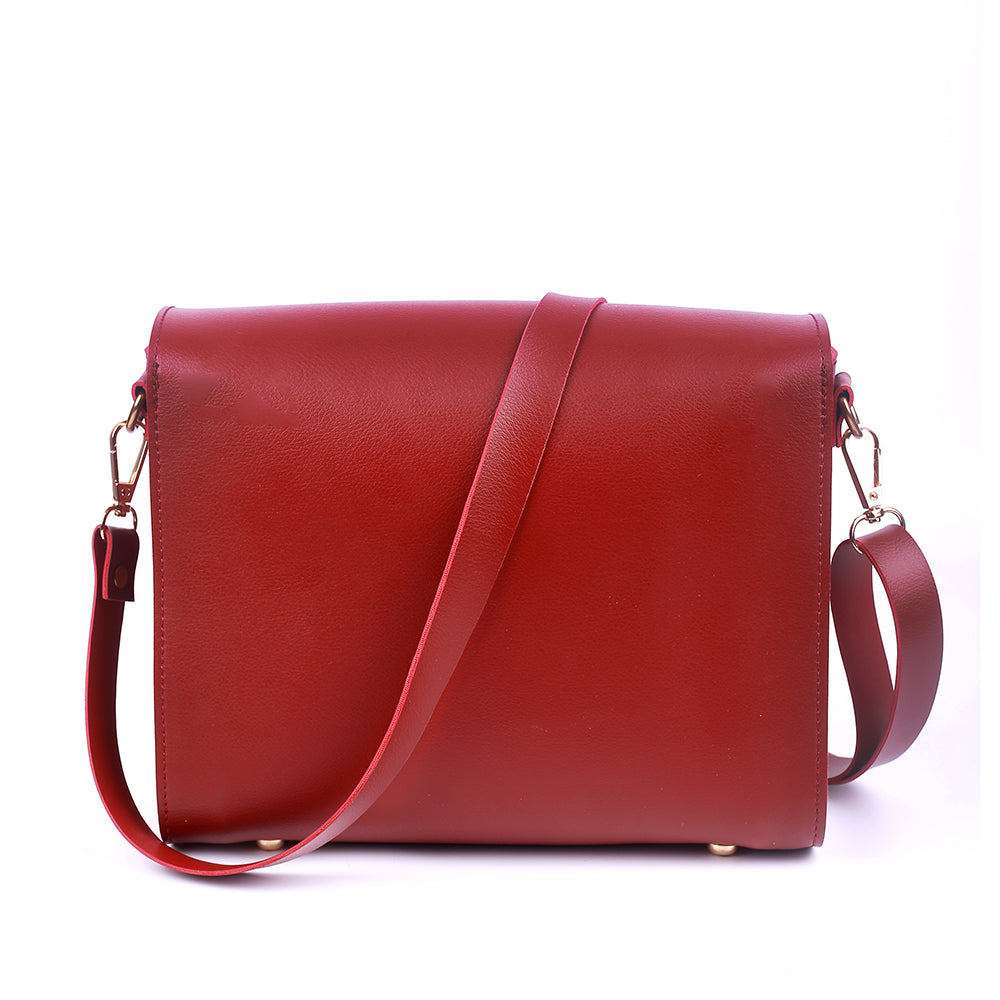 Joy Maroon Crossbody Bag