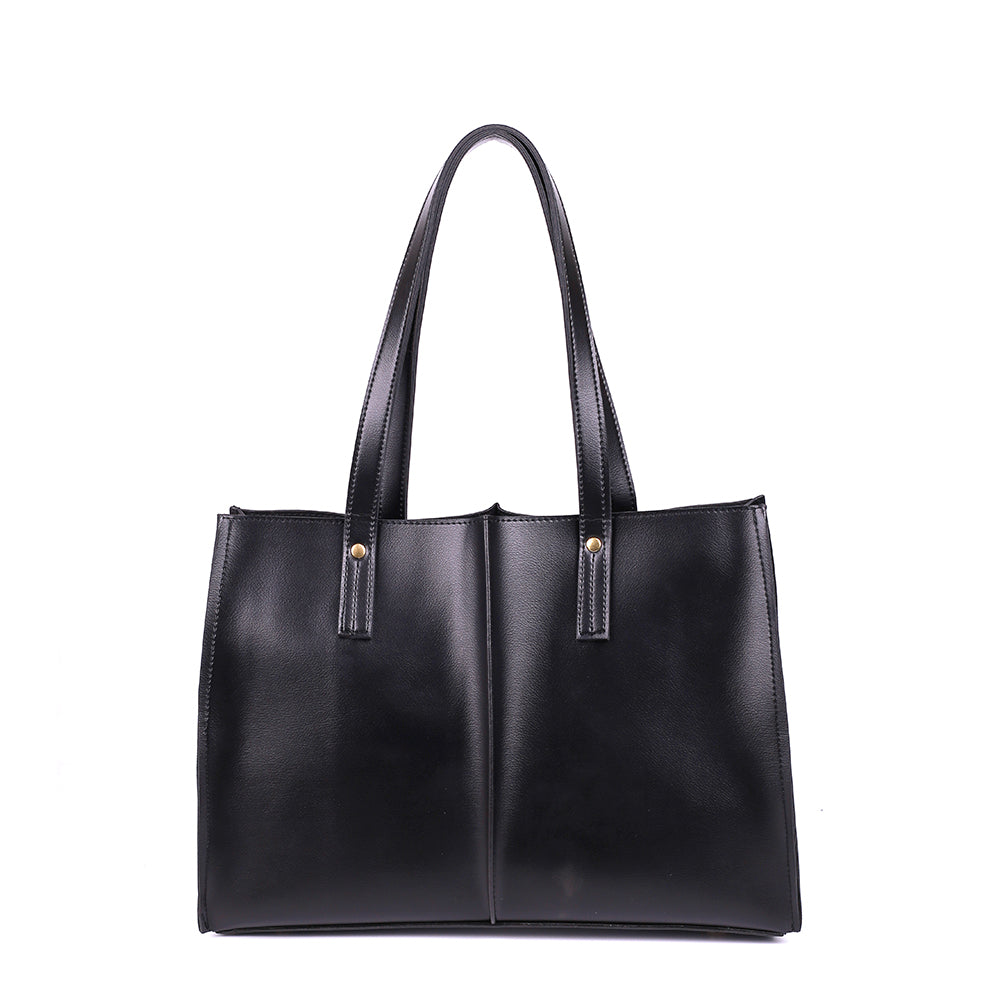 Signature Black tote bag