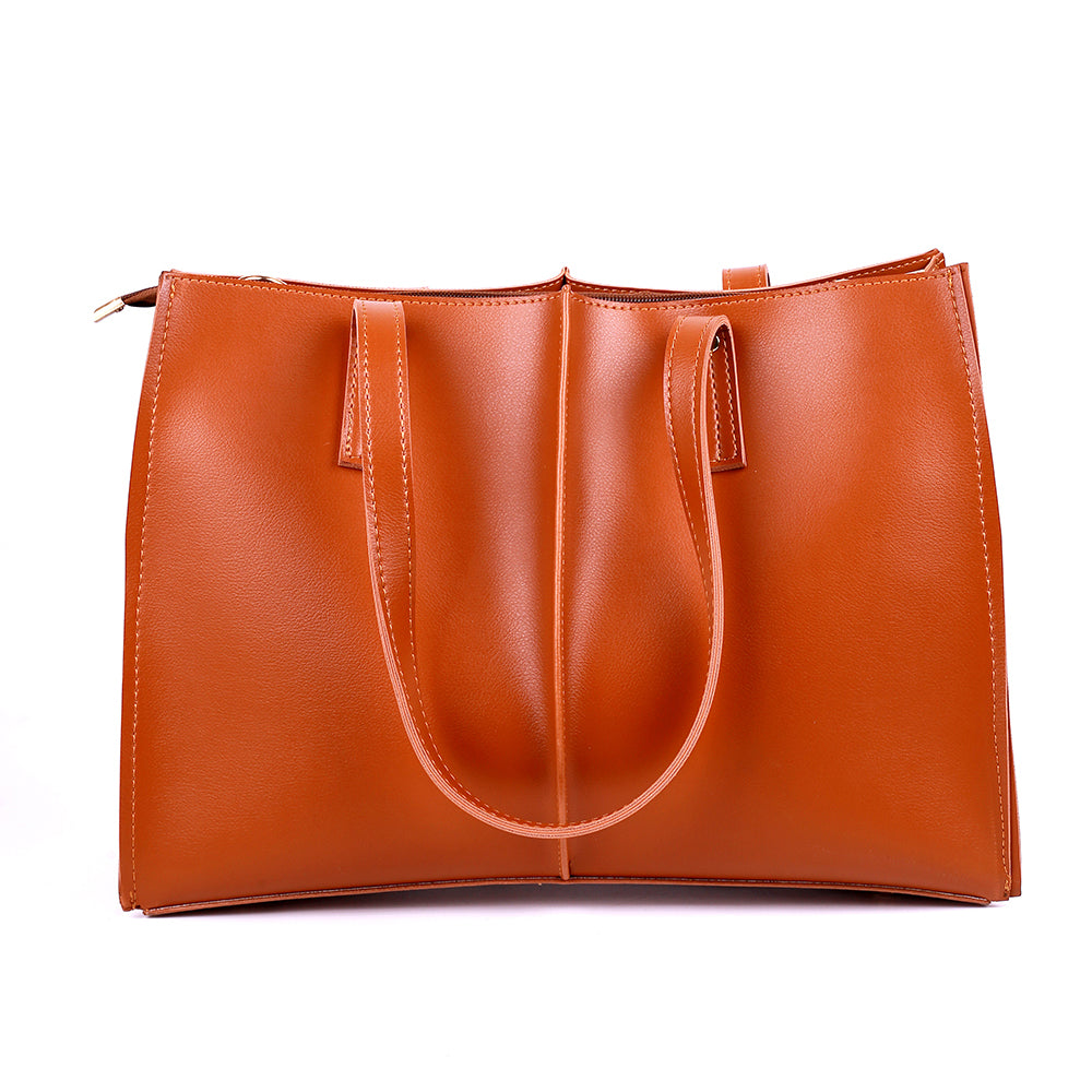 Signature Brown tote bag