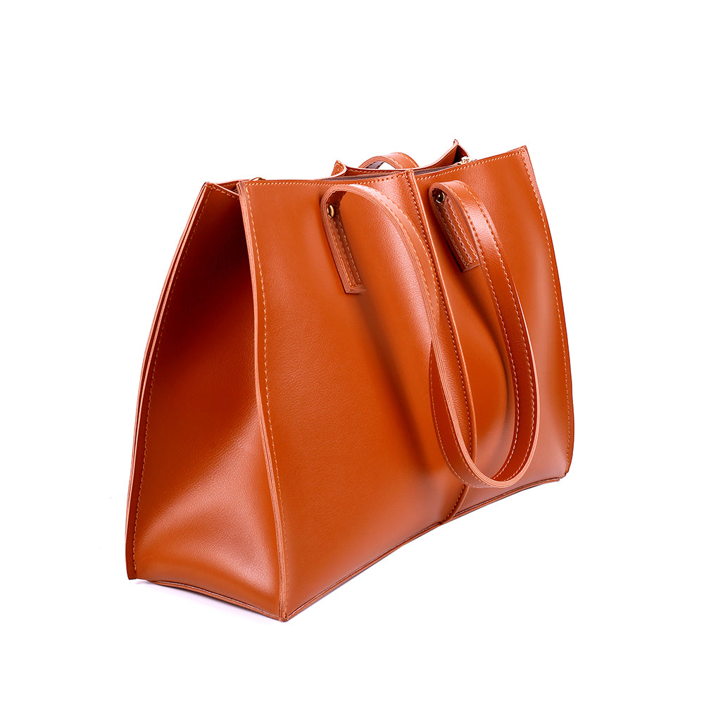 Signature Brown tote bag