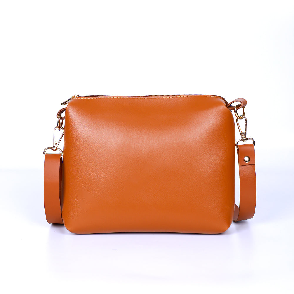 Job Joy Maroon and Brown 2 Pcs Handbag