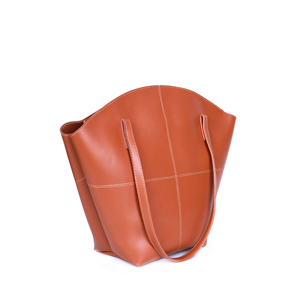 Alpha Brown Tote Bag