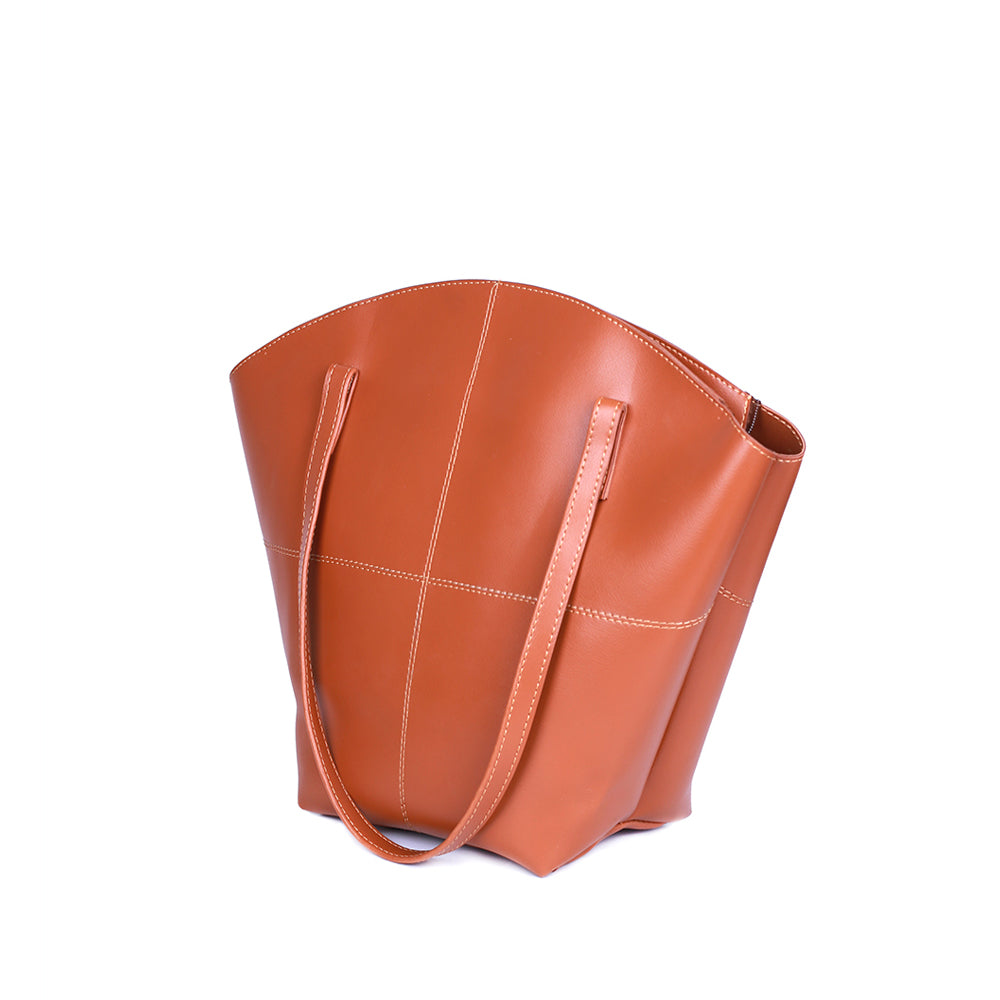 Alpha Brown Tote Bag