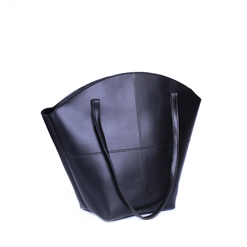 Alpha Black Tote Bag