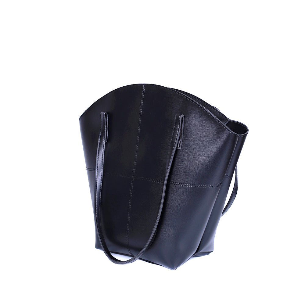 Alpha Black Tote Bag