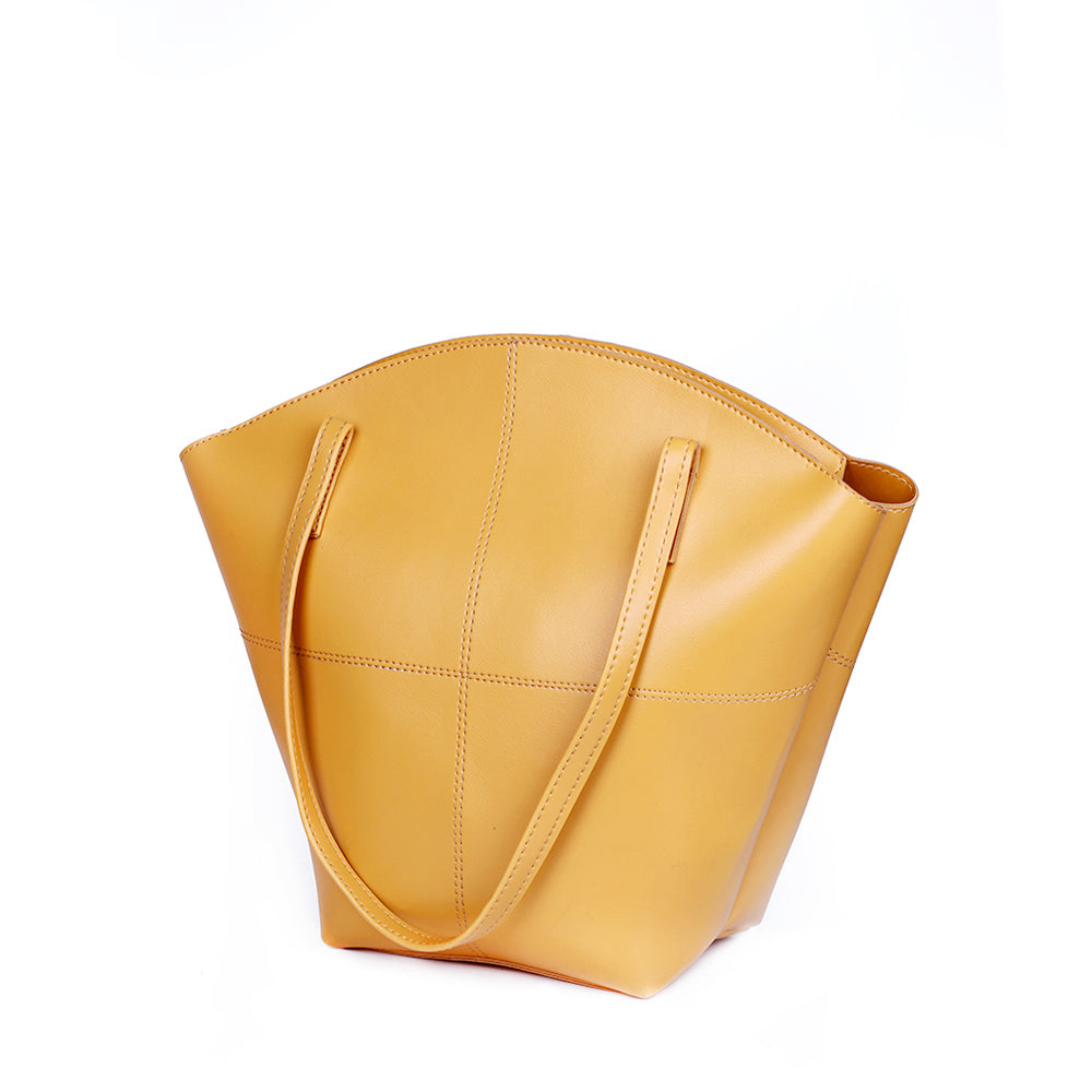 Alpha Mustard Tote Bag