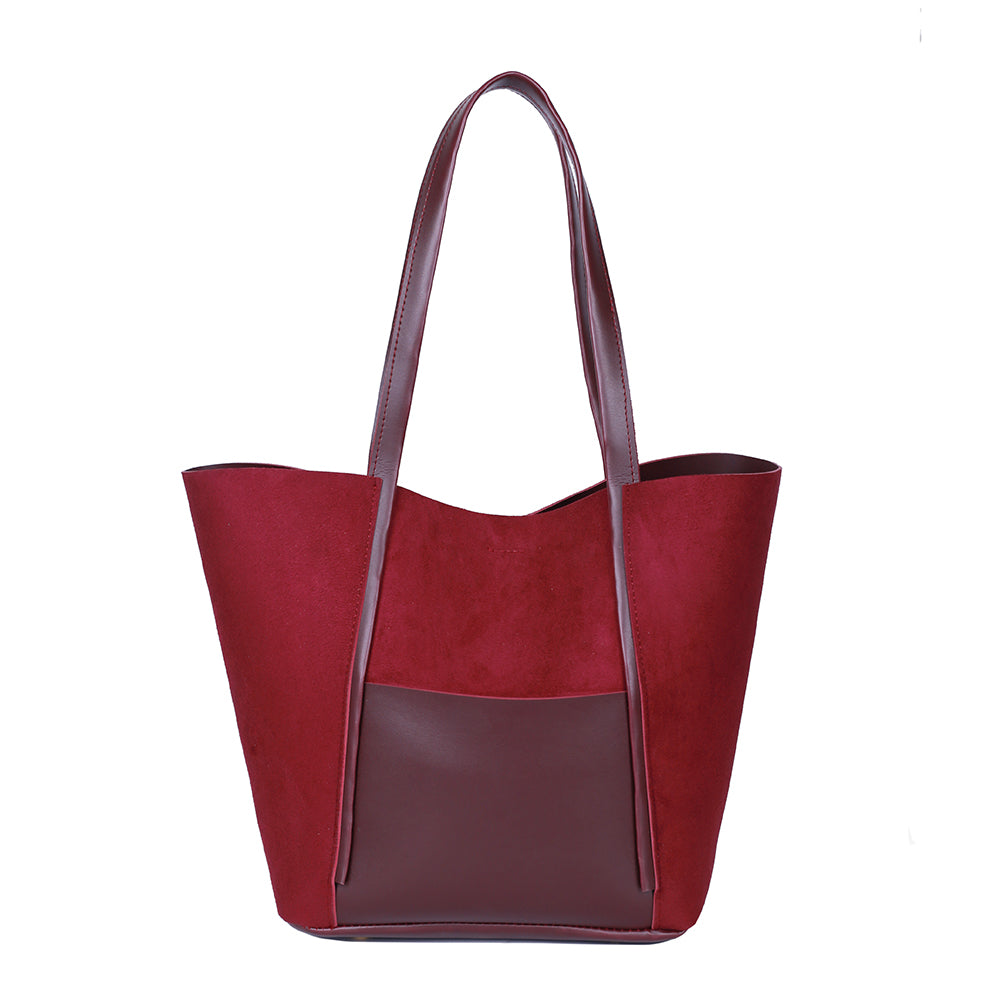 Rosebud Maroon Tote Bag