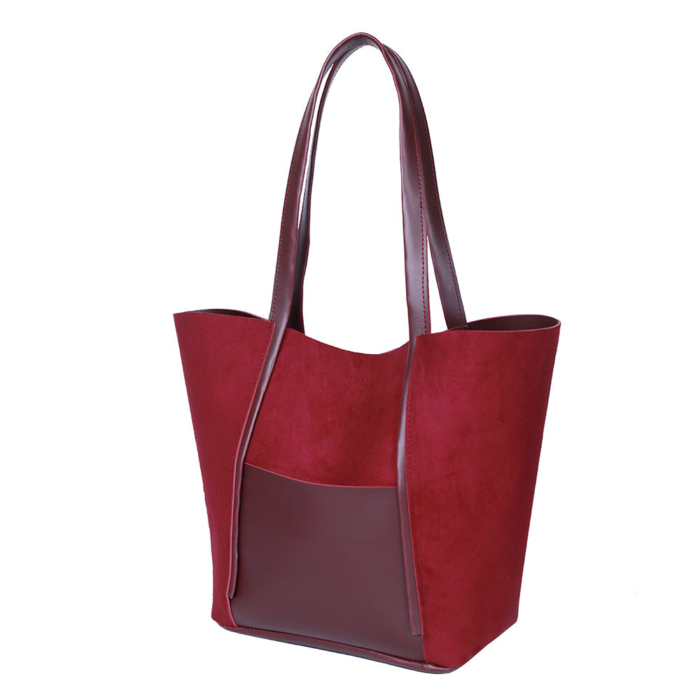 Rosebud Maroon Tote Bag