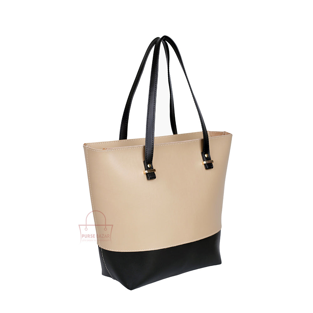 Posh Black and Skin Tote Bags