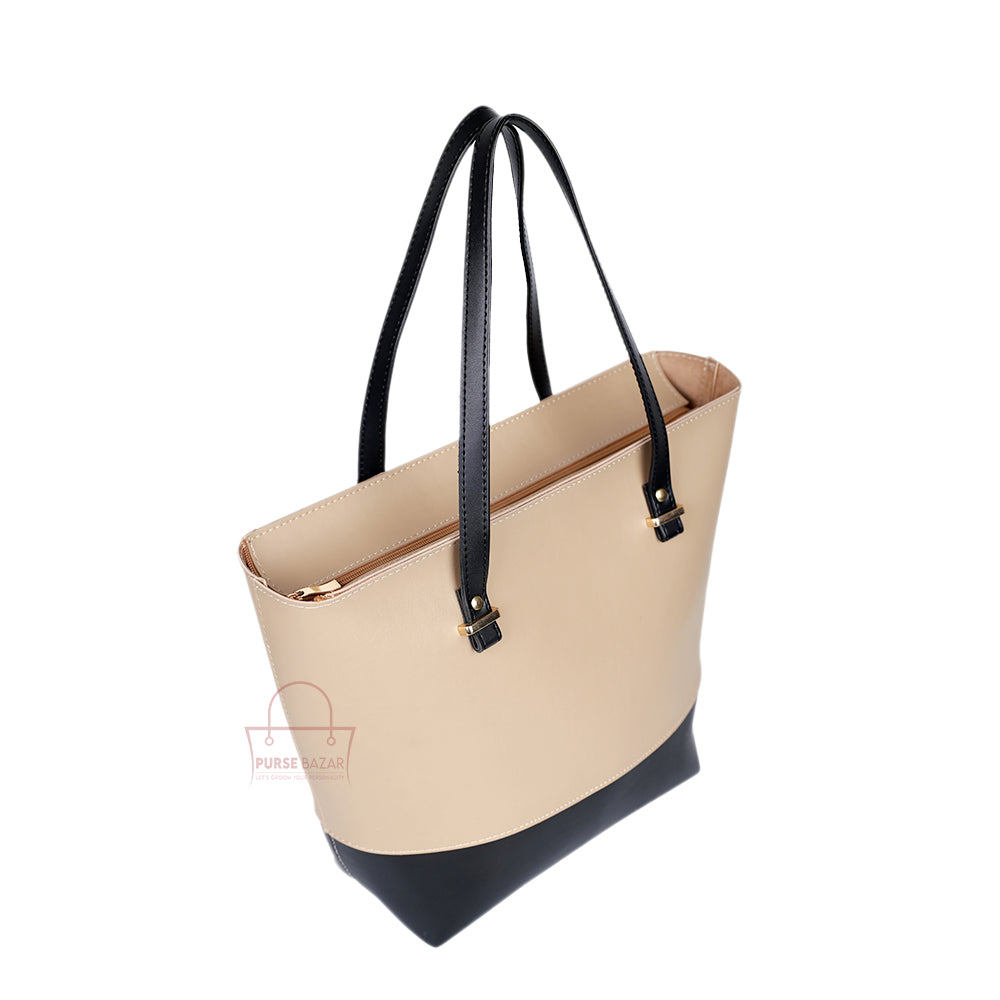 Posh Black and Skin Tote Bags