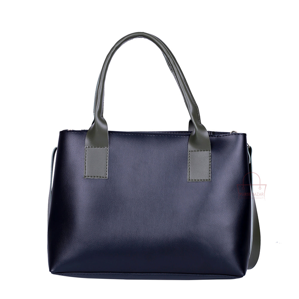 Posh Black And Grey Tote Bags