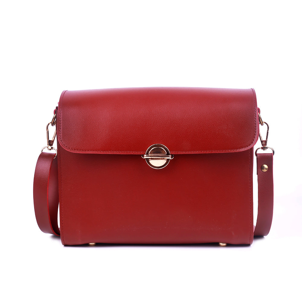 Joy Maroon Crossbody Bag