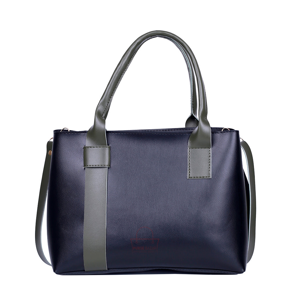 Posh Black And Grey Tote Bags