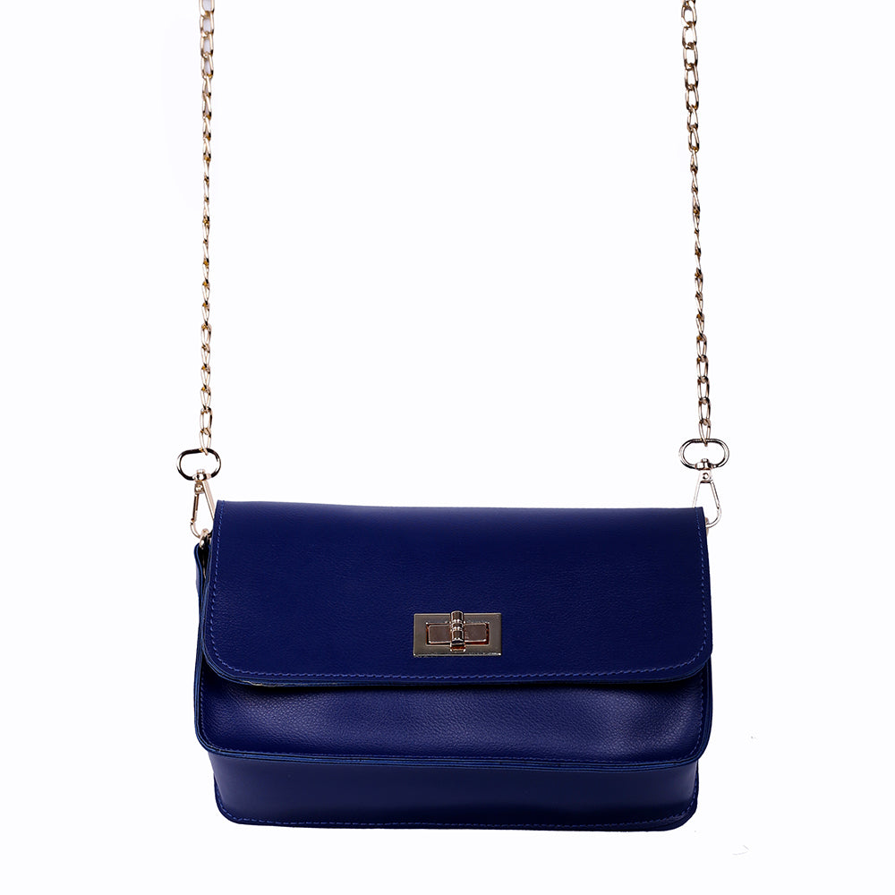 Belle Blue Crossbody Bag