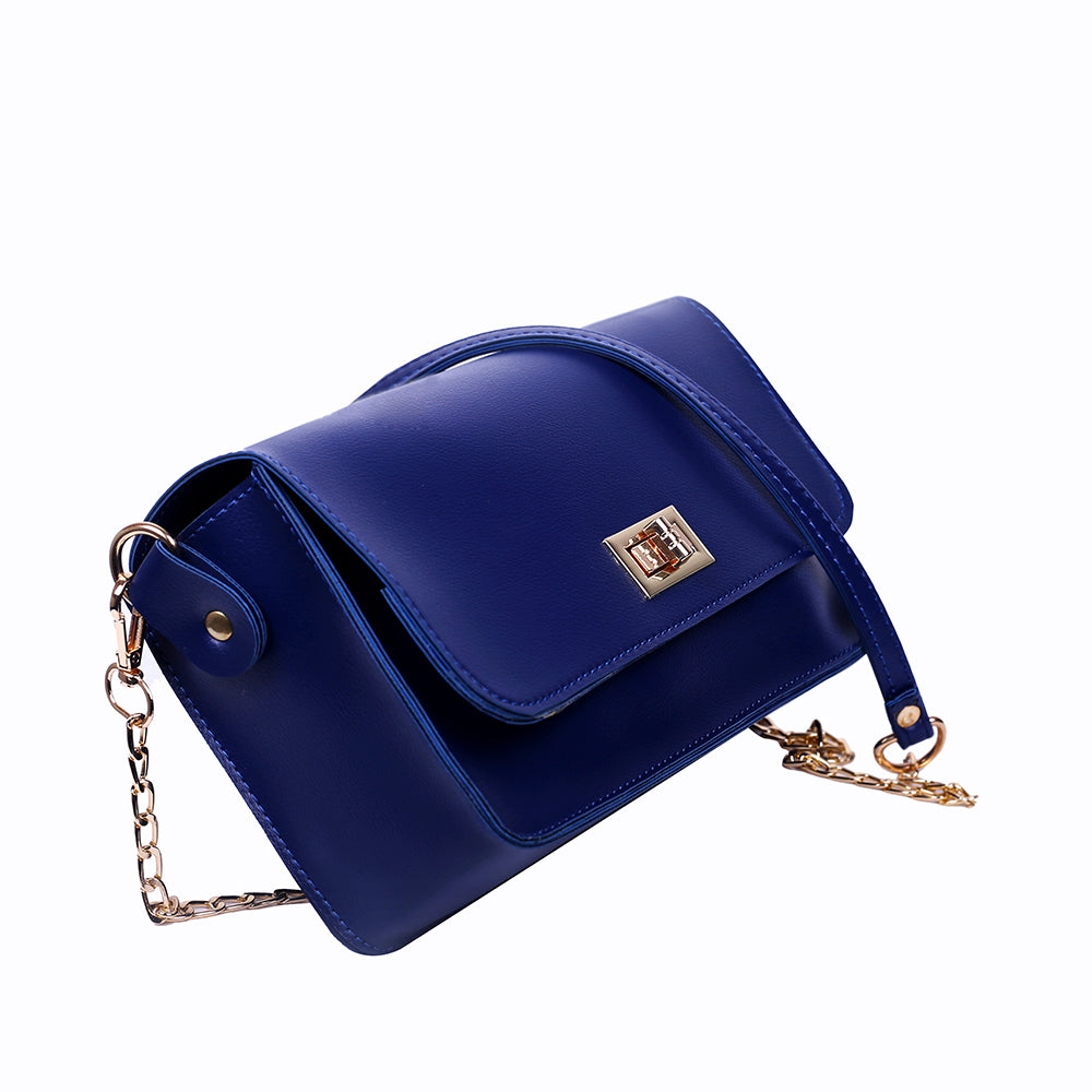 Belle Blue Crossbody Bag