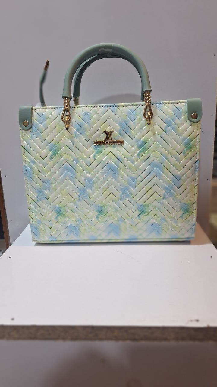 Elegant Pastel Chevron Handbag