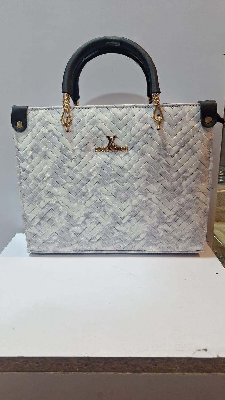 Elegant Pastel Chevron Handbag