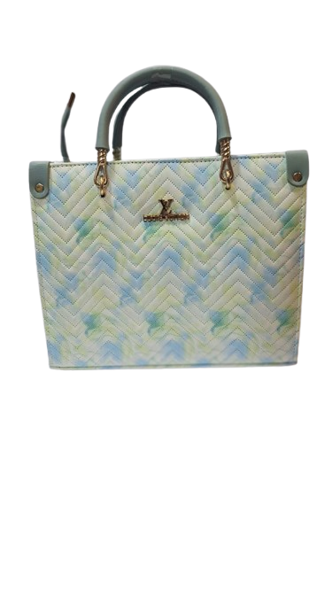 Elegant Pastel Chevron Handbag